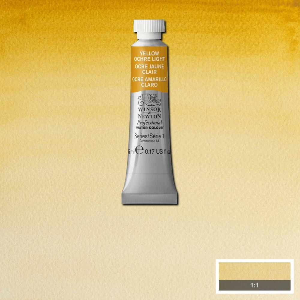 Een Aquarelverf Winsor & Newton Artists 5 ml 745 yellow ochre light koop je bij Terpen Tijn