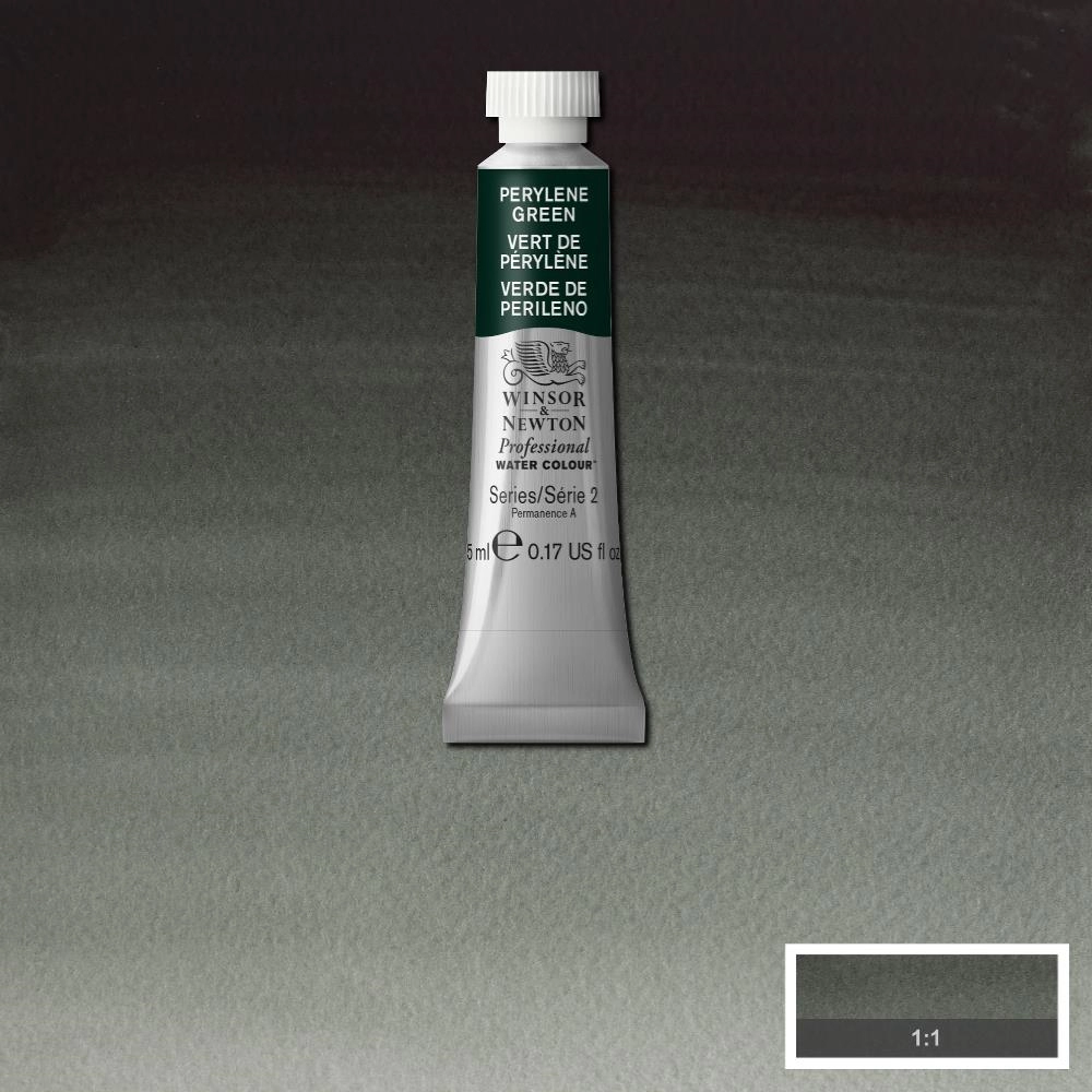 Een Aquarelverf Winsor & Newton Artists 5 ml 460 perylene green koop je bij Terpen Tijn