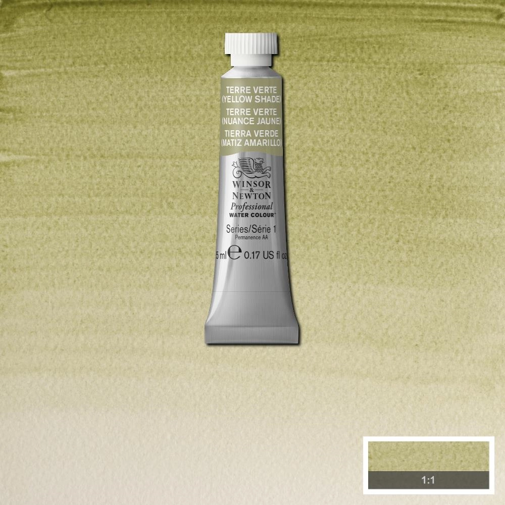 Een Aquarelverf Winsor & Newton Artists 5 ml 638 terre verte yellow shade koop je bij Terpen Tijn