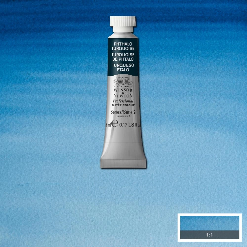 Een Aquarelverf Winsor & Newton Artists 5 ml 526 phthalo turquoise koop je bij Terpen Tijn