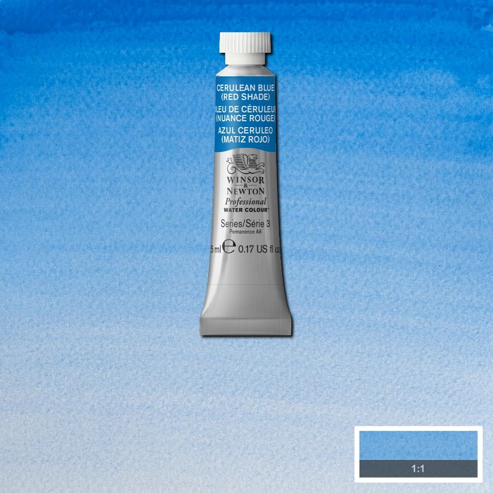 Een Aquarelverf Winsor & Newton Artists 5 ml 140 cerulean blue red shade koop je bij Terpen Tijn