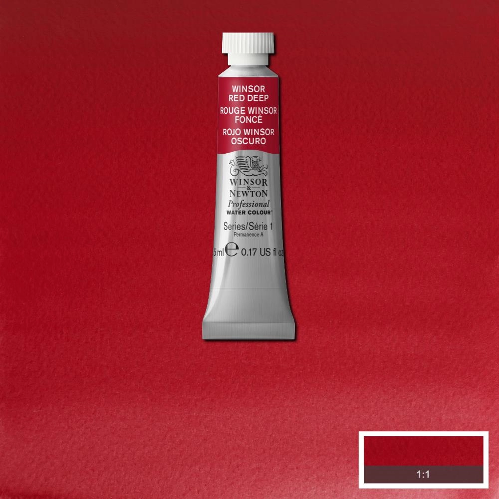 Een Aquarelverf Winsor & Newton Artists 5 ml 725 winsor red deep koop je bij Terpen Tijn