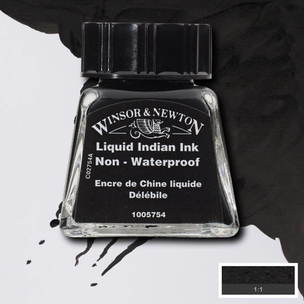 Een Tekeninkt Winsor & Newton 14 ml 754 liquid indian koop je bij Terpen Tijn