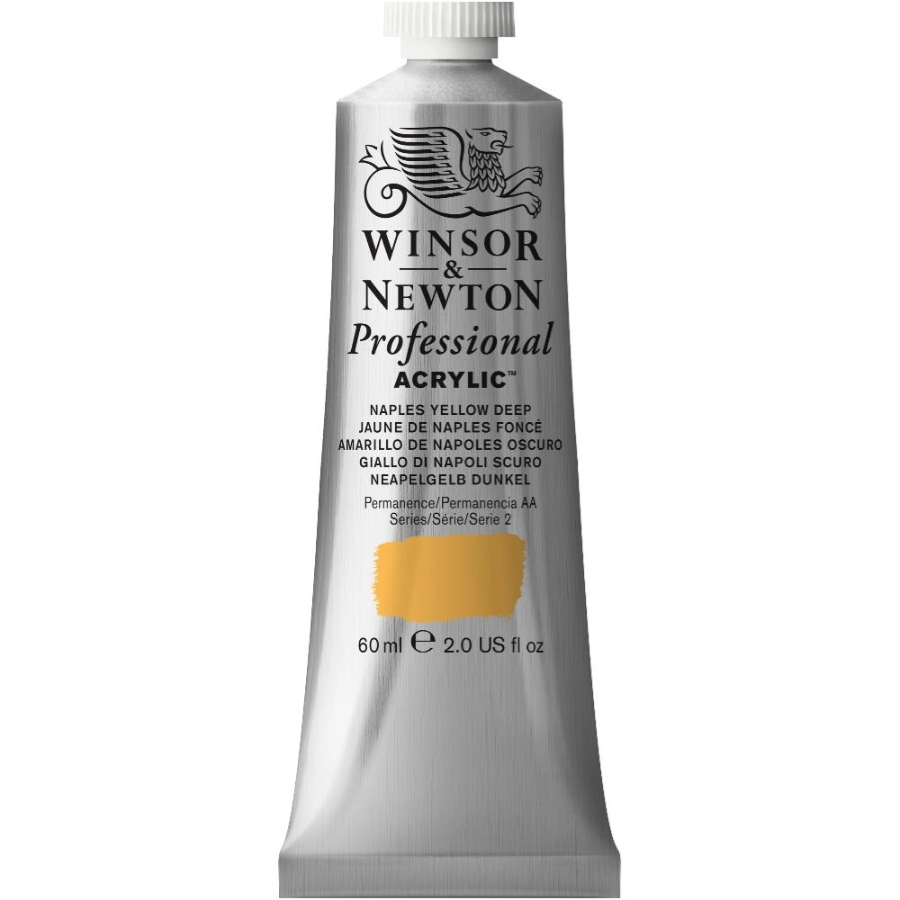 Een WINSOR & NEWTON ARTISTS ACRYLVERF 60ML 425 NAPLES YELLOW DEEP koop je bij Terpen Tijn