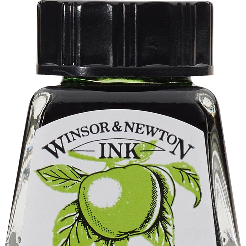 Een Tekeninkt Winsor & Newton 14 ml 011 apple green koop je bij Terpen Tijn