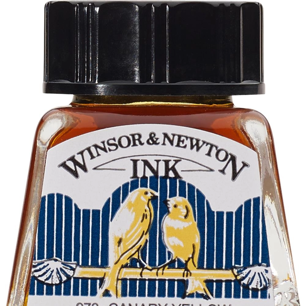 Een Tekeninkt Winsor & Newton 14 ml 123 canary yellow koop je bij Terpen Tijn