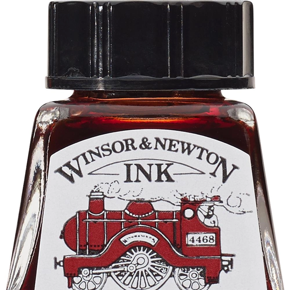 Een Tekeninkt Winsor & Newton 14 ml 227 deep red koop je bij Terpen Tijn