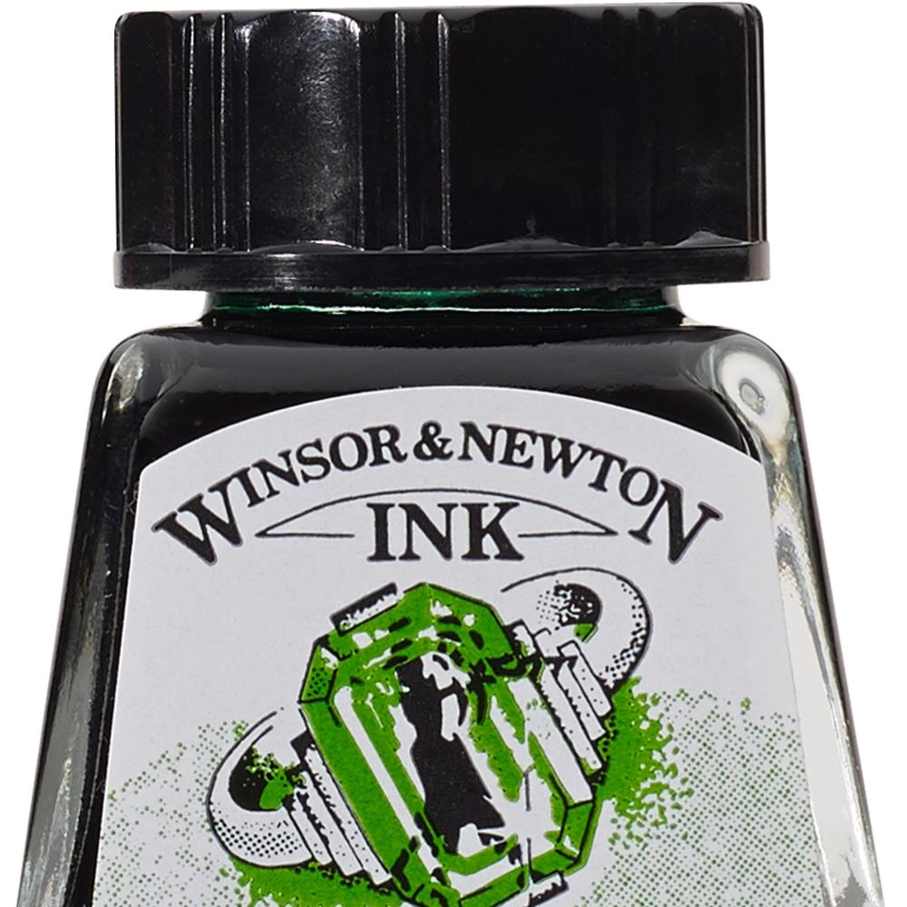 Een Tekeninkt Winsor & Newton 14 ml 235 emerald koop je bij Terpen Tijn