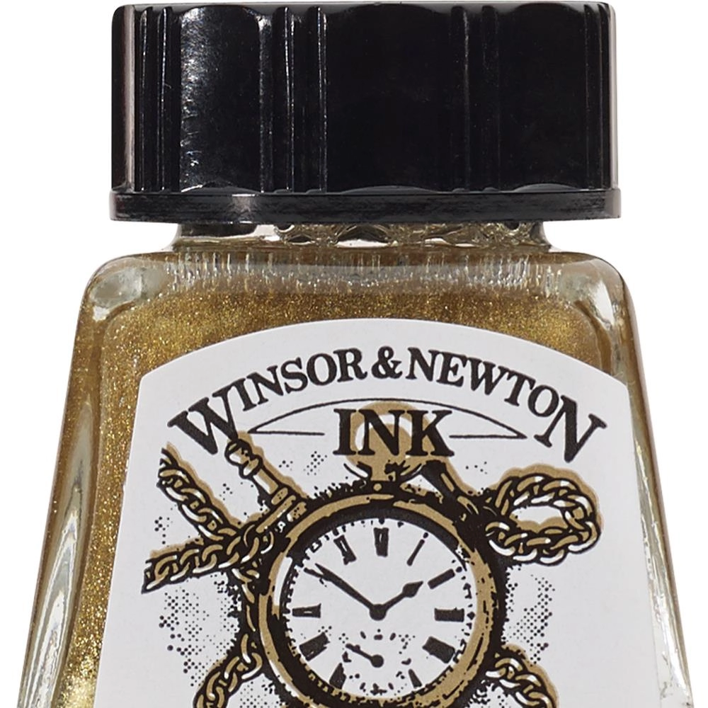 Een Tekeninkt Winsor & Newton 14 ml 283 gold koop je bij Terpen Tijn