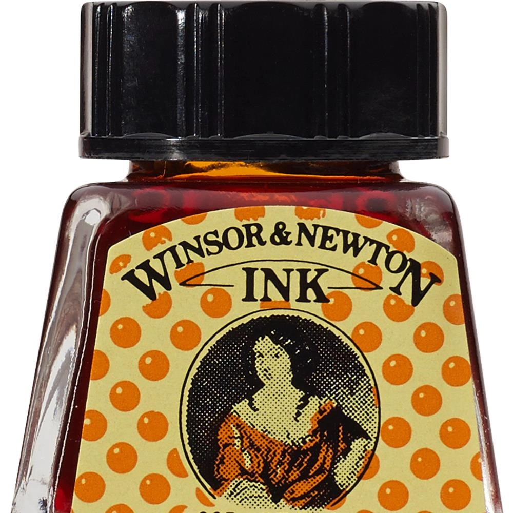 Een Tekeninkt Winsor & Newton 14 ml 449 orange koop je bij Terpen Tijn