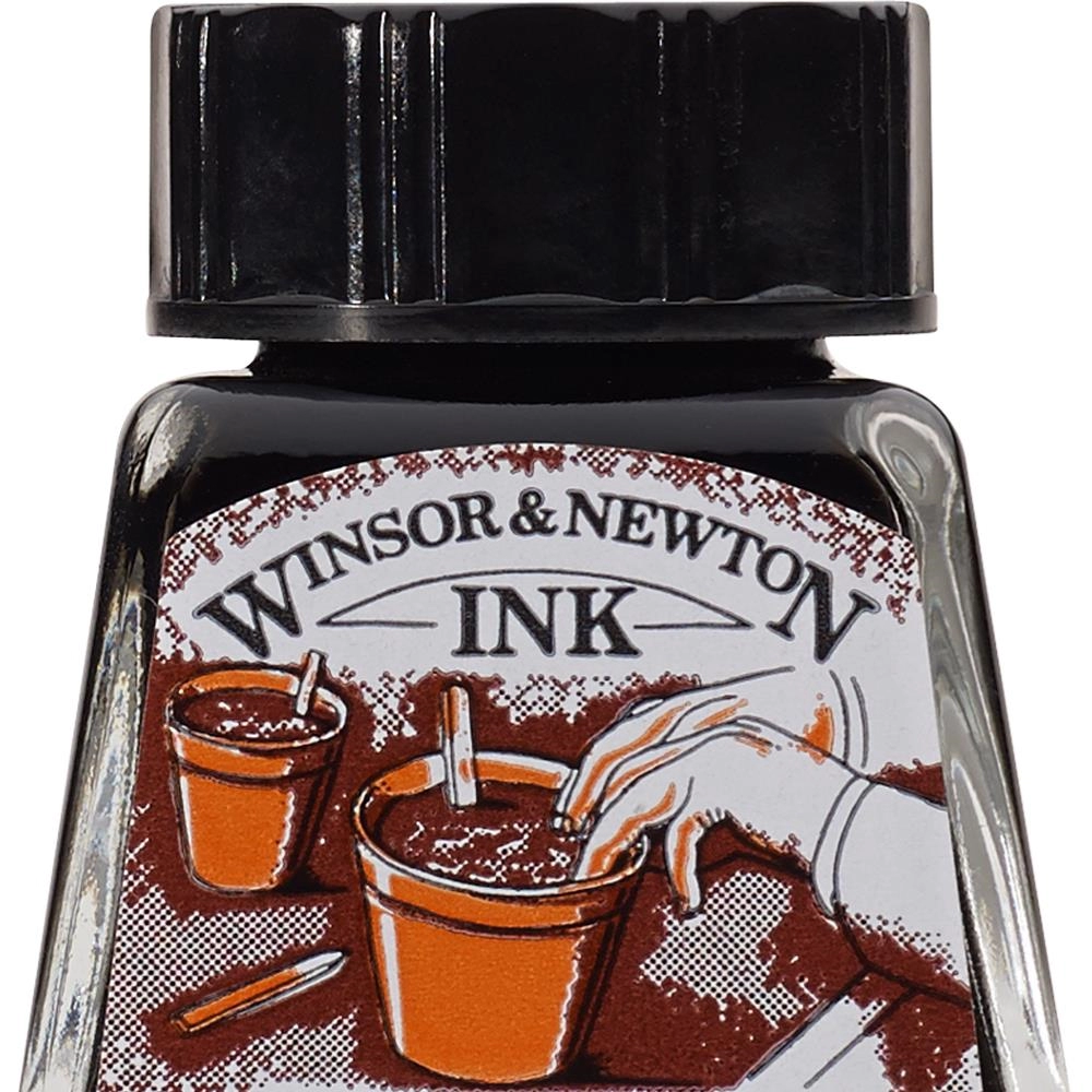 Een Tekeninkt Winsor & Newton 14 ml 469 peat brown koop je bij Terpen Tijn