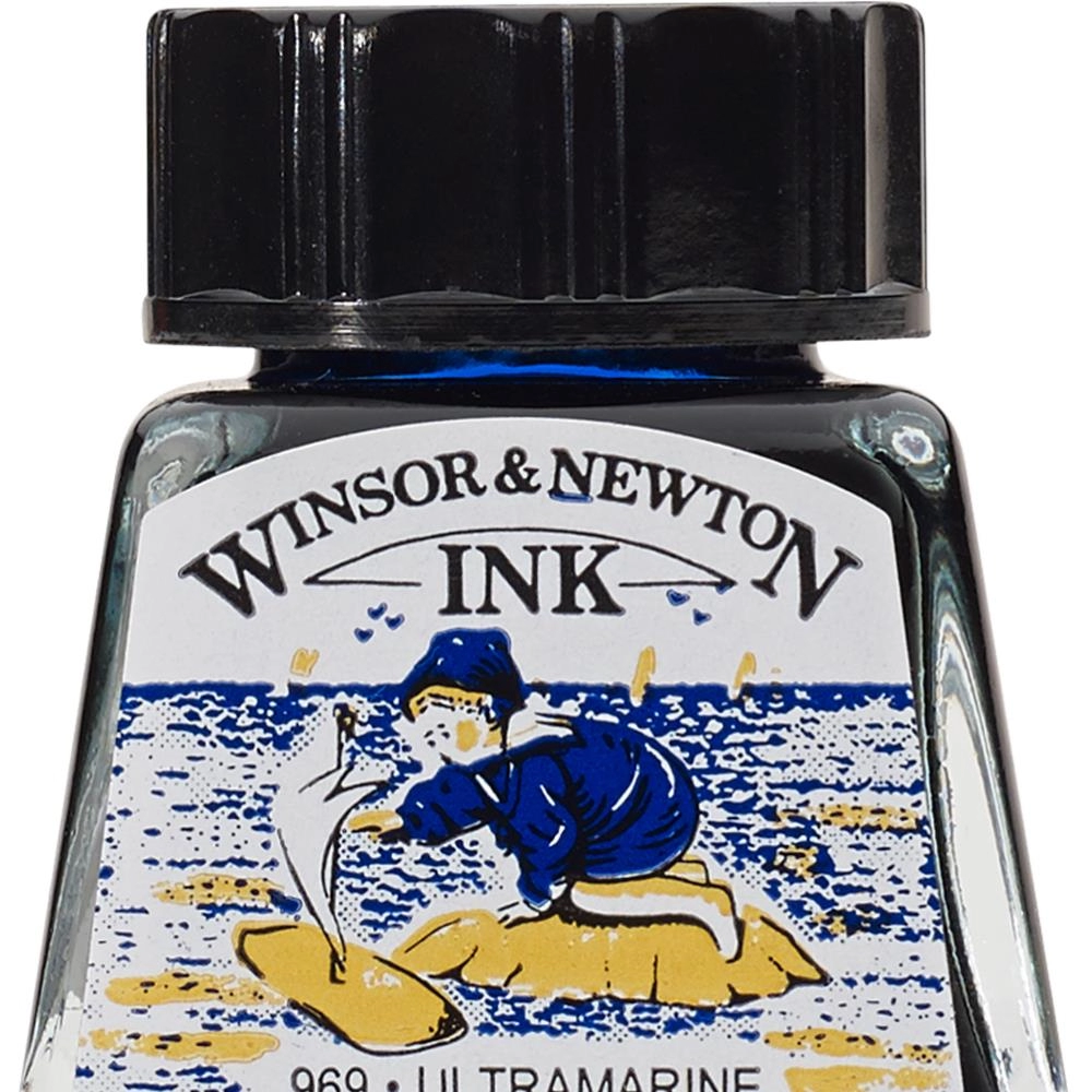 Een Tekeninkt Winsor & Newton 14 ml 660 ultramarine koop je bij Terpen Tijn