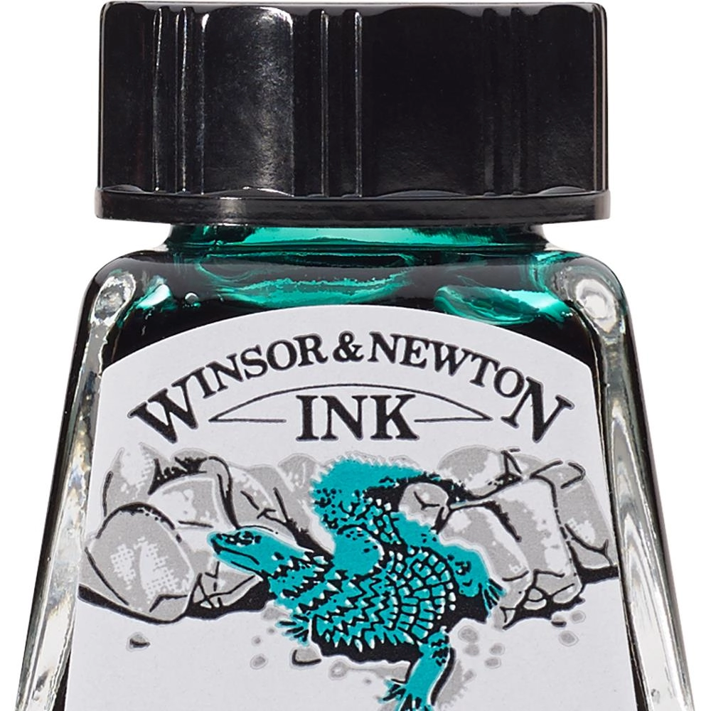 Een Tekeninkt Winsor & Newton 14 ml 692 viridian koop je bij Terpen Tijn