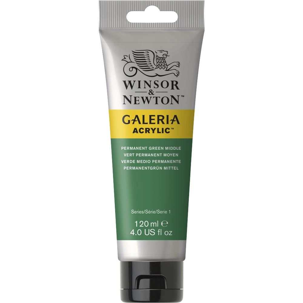 Een Acrylverf Galeria 120 ml 484 permanent green middle koop je bij Terpen Tijn