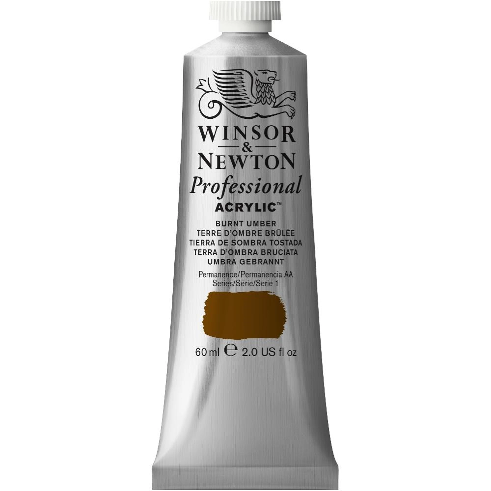 Een WINSOR & NEWTON ARTISTS ACRYLVERF 60ML 076 BURNT UMBER koop je bij Terpen Tijn