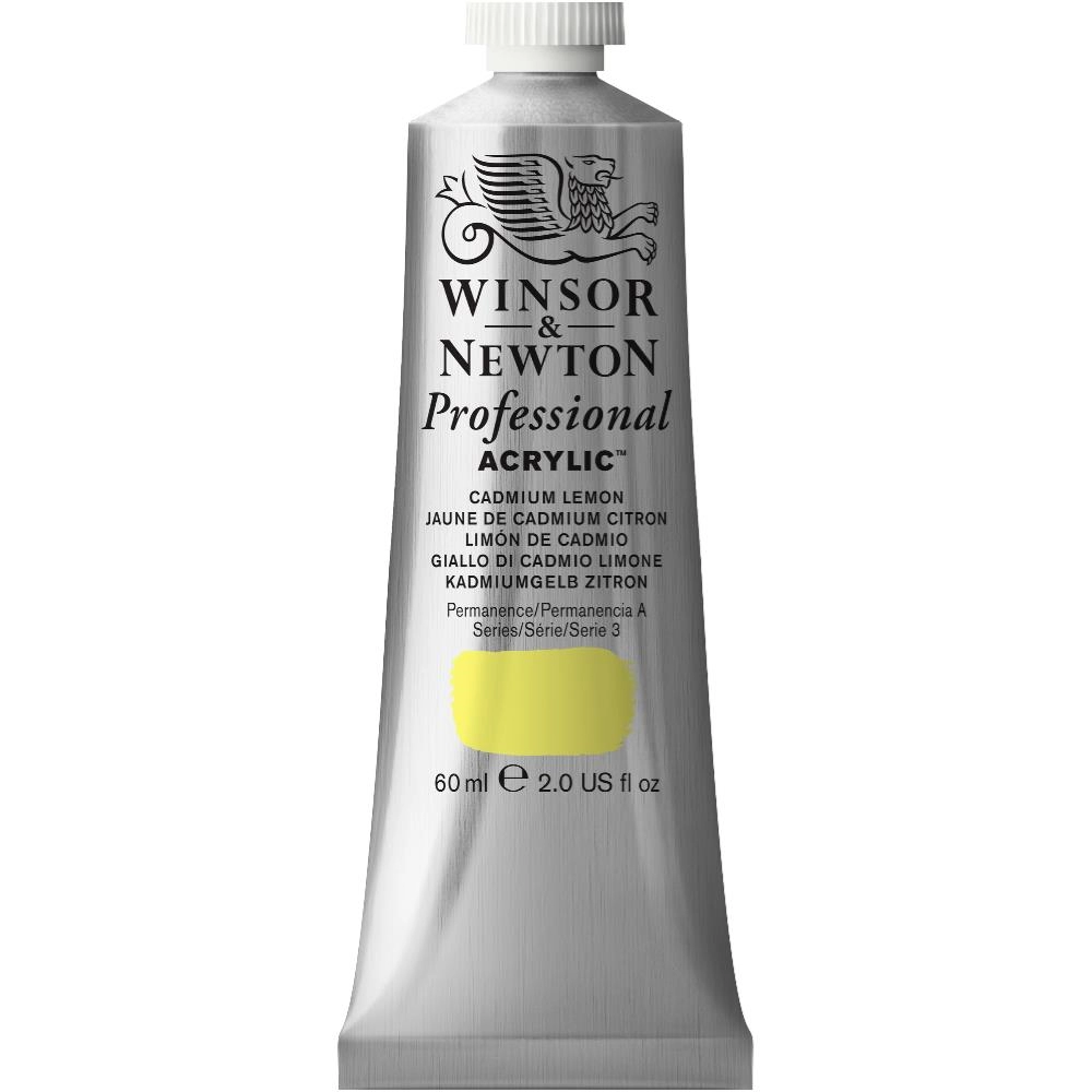 Een Winsor & Newton Professional Acrylic Colour 60ml 086 cadmium lemon koop je bij Terpen Tijn