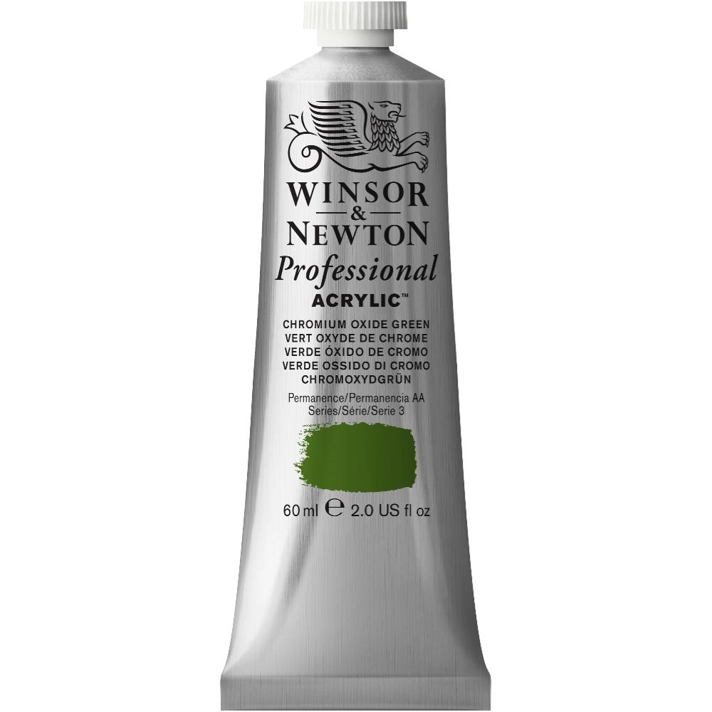 Een WINSOR & NEWTON ARTISTS ACRYLVERF 60ML 162 CHROMIUM OXIDE GREEN koop je bij Terpen Tijn