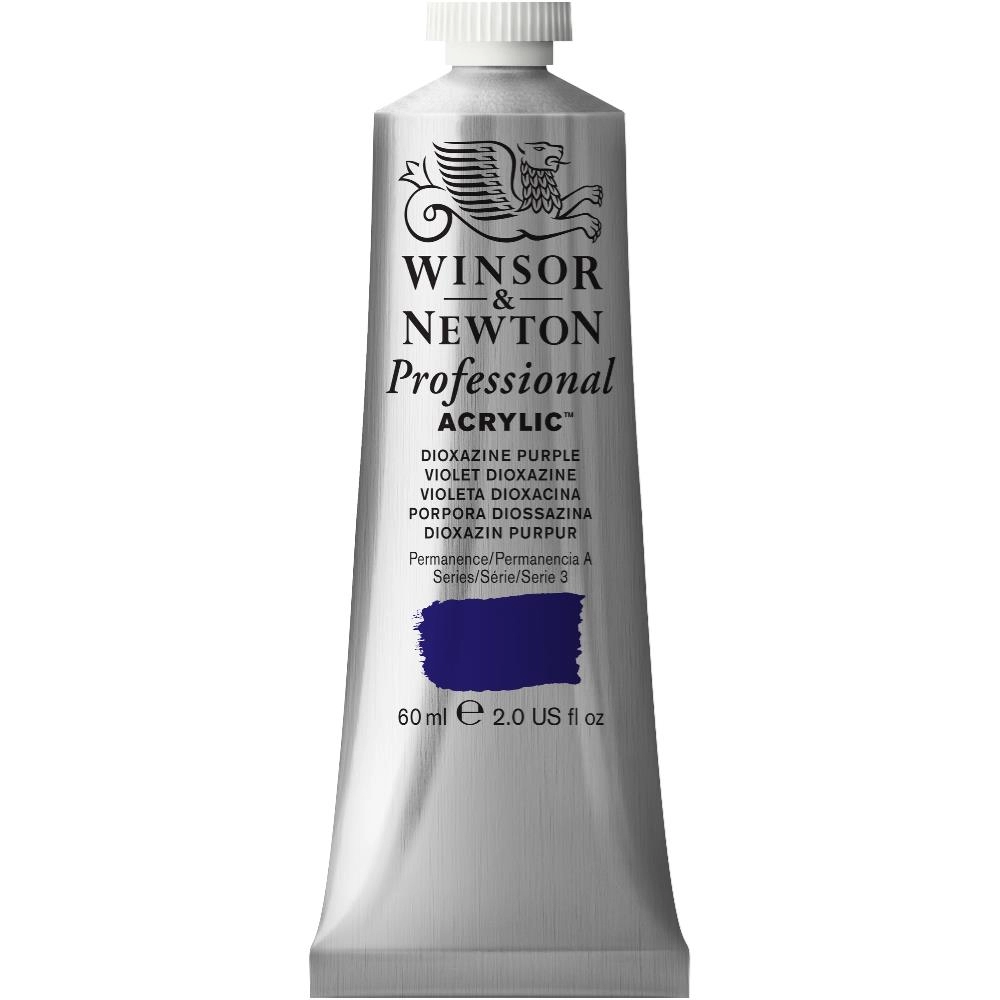 Een WINSOR & NEWTON ARTISTS ACRYLVERF 60ML 229 DIOXAZINE PURPLE koop je bij Terpen Tijn