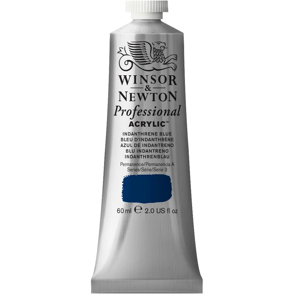 Een WINSOR & NEWTON ARTISTS ACRYLVERF 60ML 321 INDANTHRENE BLUE koop je bij Terpen Tijn