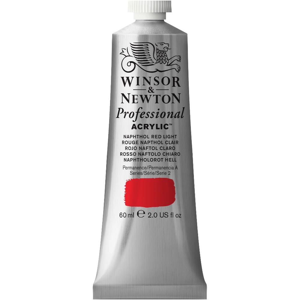 Een WINSOR & NEWTON ARTISTS ACRYLVERF 60ML 421 NAPHTHOL RED LIGHT koop je bij Terpen Tijn