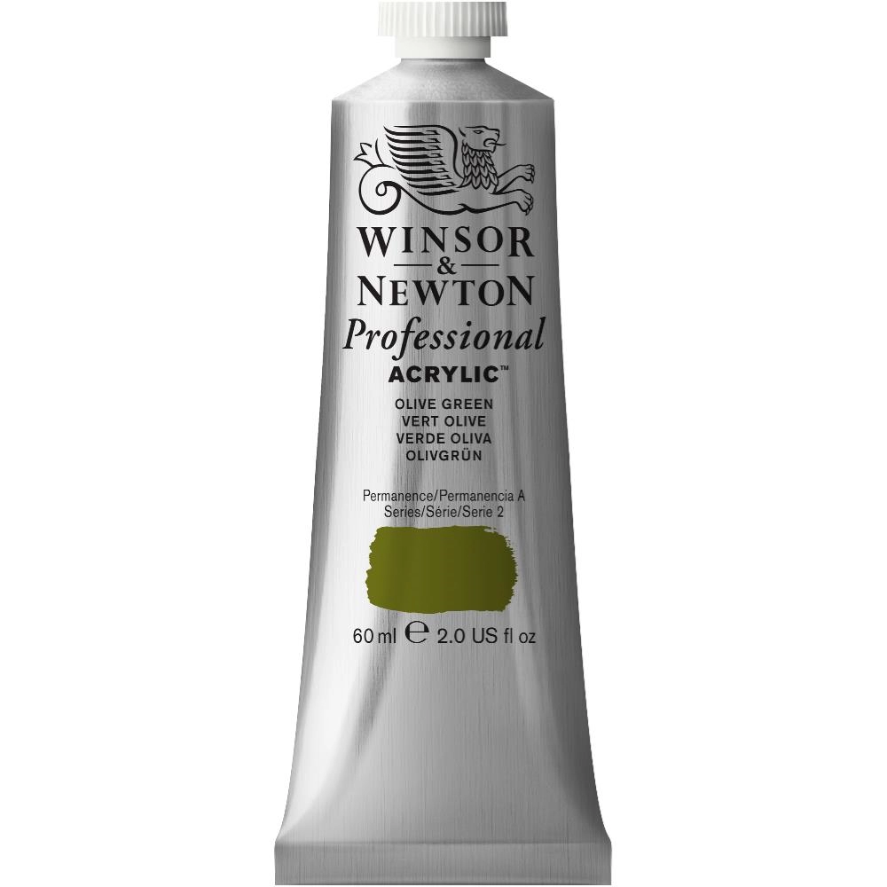 Een WINSOR & NEWTON ARTISTS ACRYLVERF 60ML 447 OLIVE GREEN koop je bij Terpen Tijn