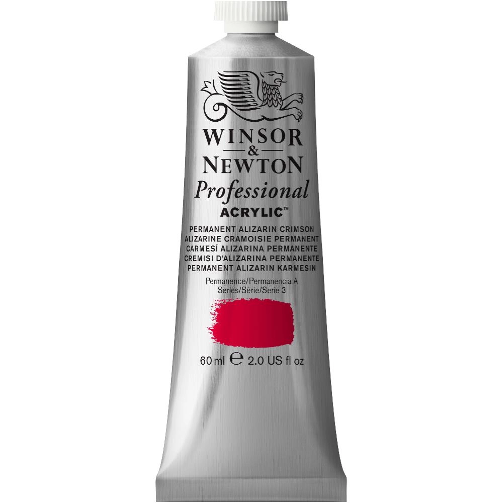 Een WINSOR & NEWTON ARTISTS ACRYLVERF 60ML 466 PERM ALIZARIN CRIMSON koop je bij Terpen Tijn