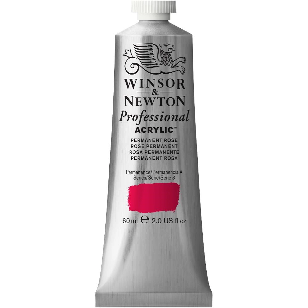 Een WINSOR & NEWTON ARTISTS ACRYLVERF 60ML 502 PERMANENT ROSE koop je bij Terpen Tijn