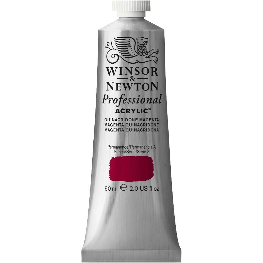 Een WINSOR & NEWTON ARTISTS ACRYLVERF 60ML 545 QUINAC MAGENTA koop je bij Terpen Tijn