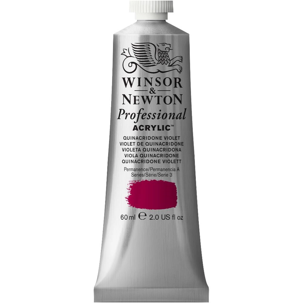 Een WINSOR & NEWTON ARTISTS ACRYLVERF 60ML 550 QUINAC VIOLET koop je bij Terpen Tijn