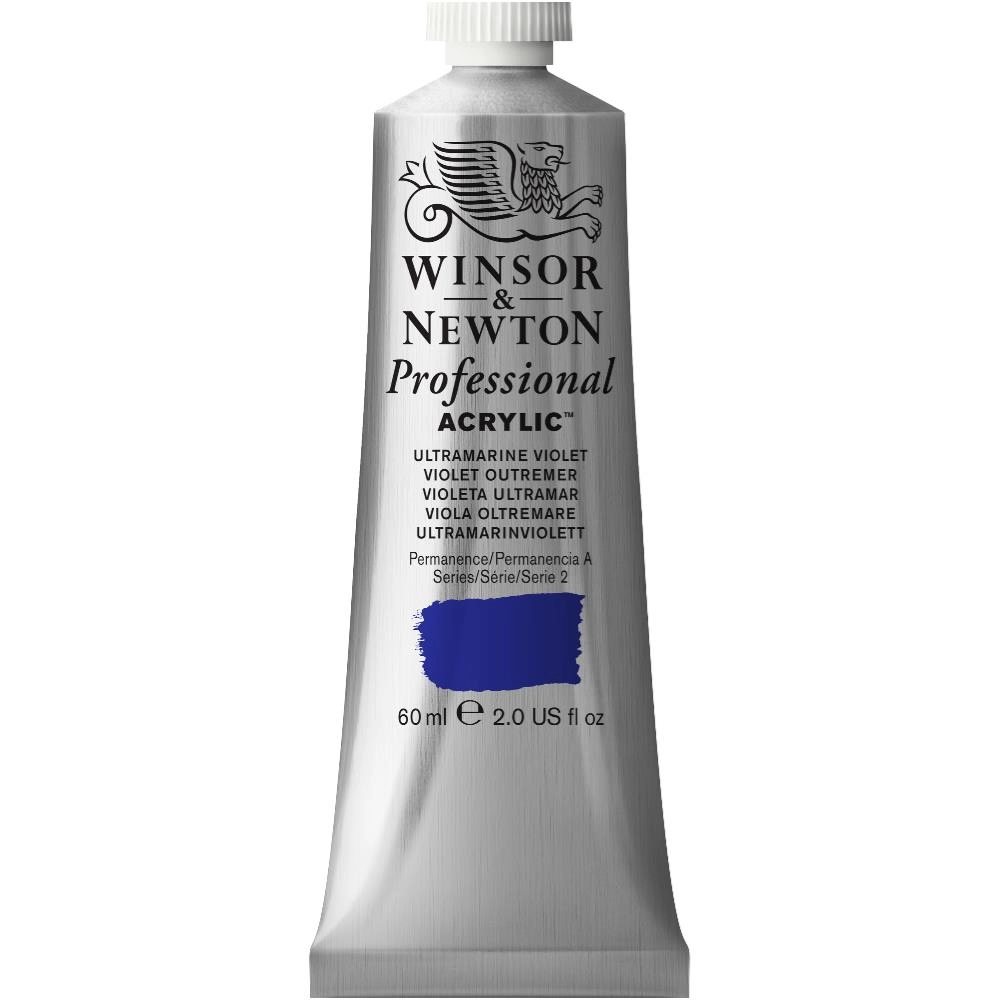 Een WINSOR & NEWTON ARTISTS ACRYLVERF 60ML 672 ULTRAMARINE VIOLET koop je bij Terpen Tijn