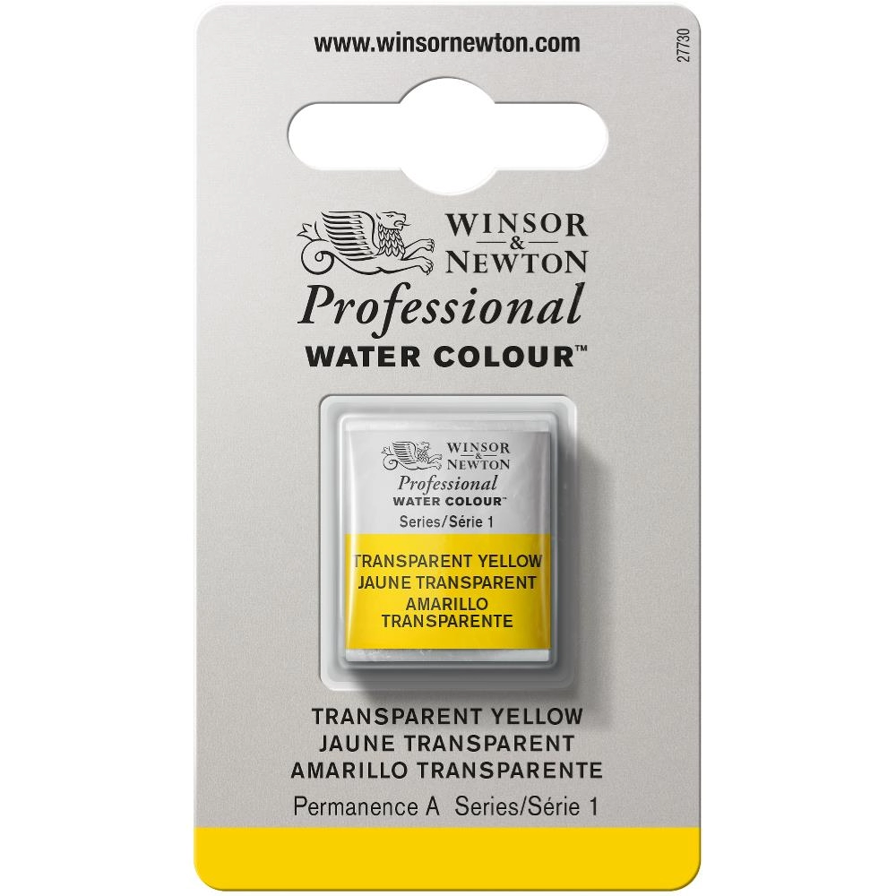 Een Aquarelverf Winsor & Newton Artists half 653 transparent yellow koop je bij Terpen Tijn