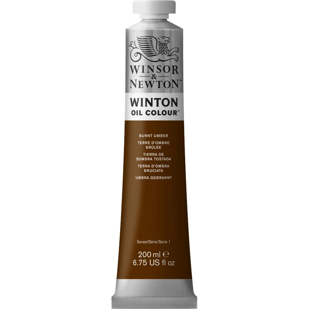 Een Olieverf Winton 200 ml 076 burnt umber koop je bij Terpen Tijn