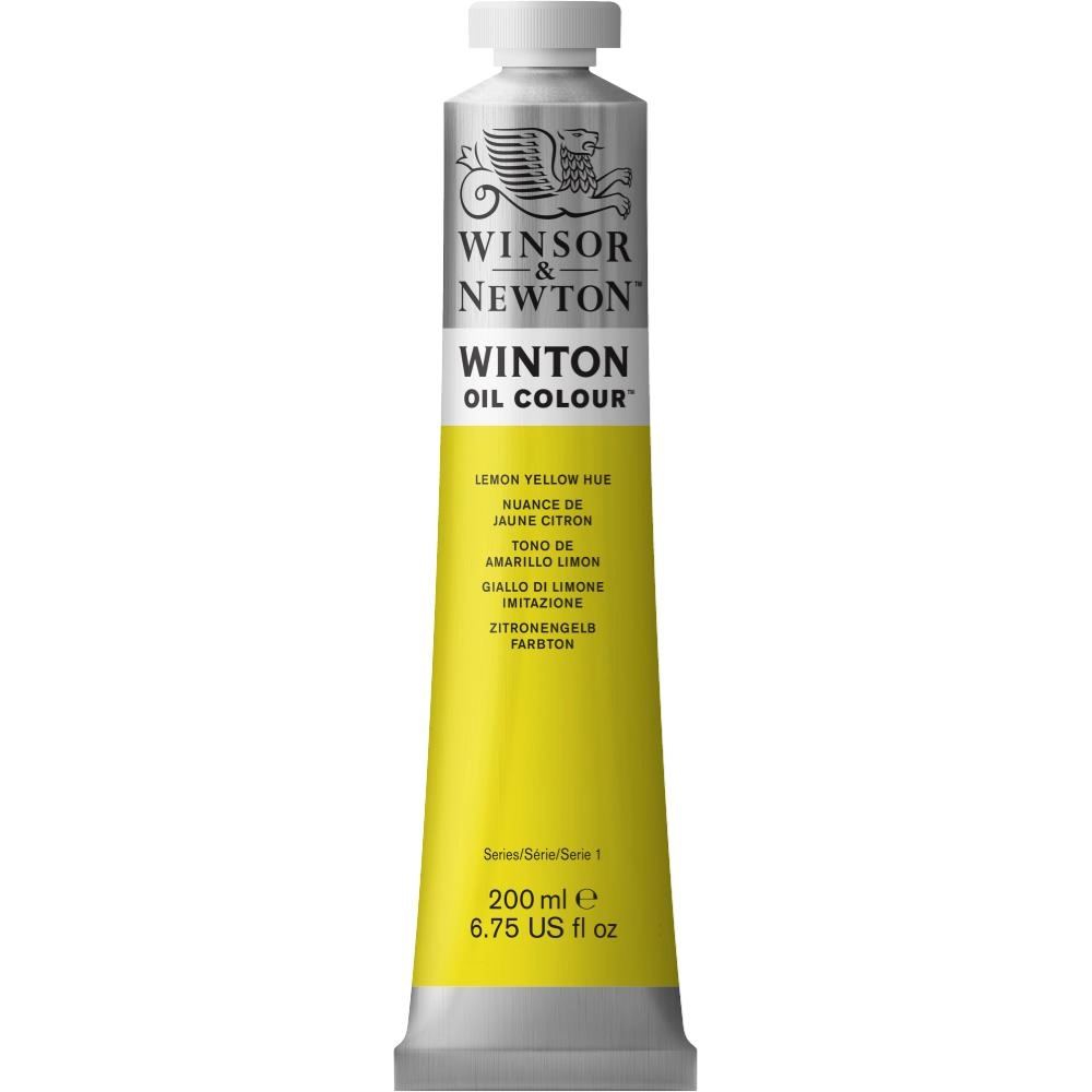 Een Olieverf Winton 200 ml 346 lemon yellow hue koop je bij Terpen Tijn