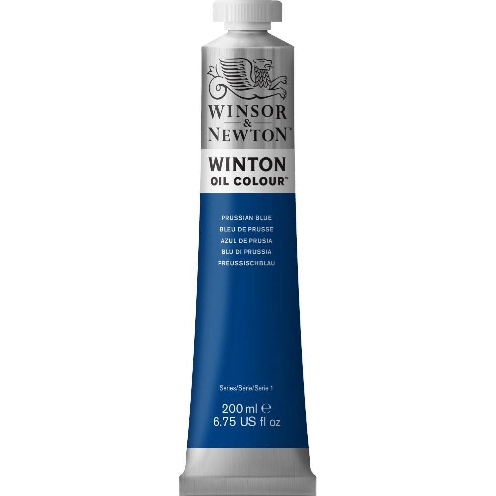 Een Olieverf Winton 200 ml 538 prussian blue koop je bij Terpen Tijn