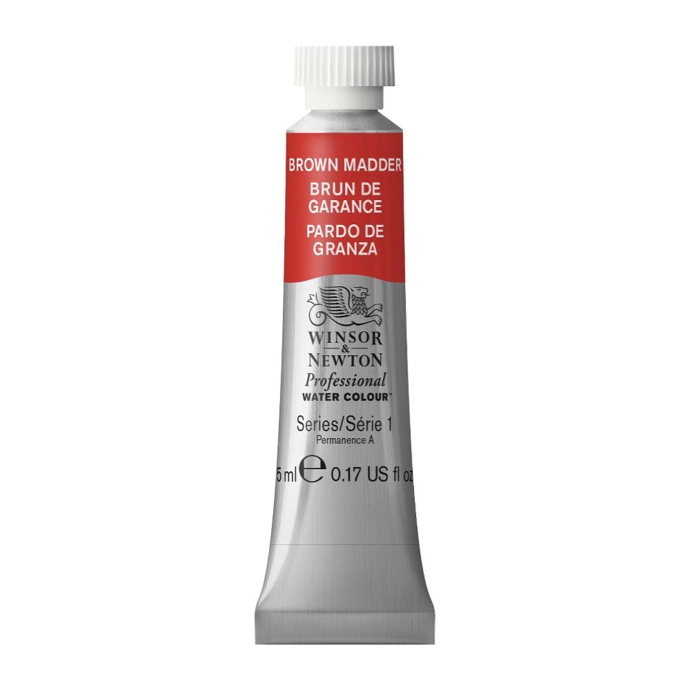 Een Aquarelverf Winsor & Newton Artists 5 ml 056 brown madder koop je bij Terpen Tijn