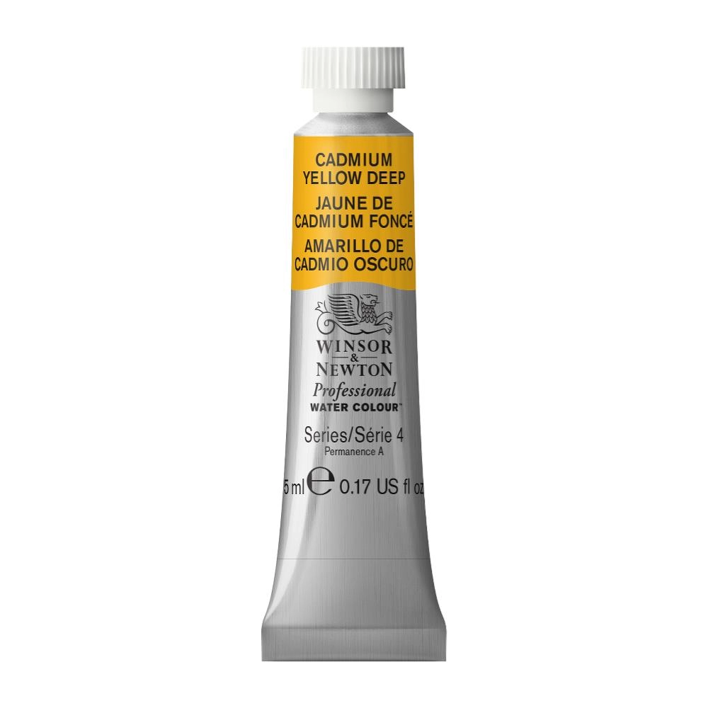 Een Aquarelverf Winsor & Newton Artists 5 ml 111 cadmium yellow deep koop je bij Terpen Tijn