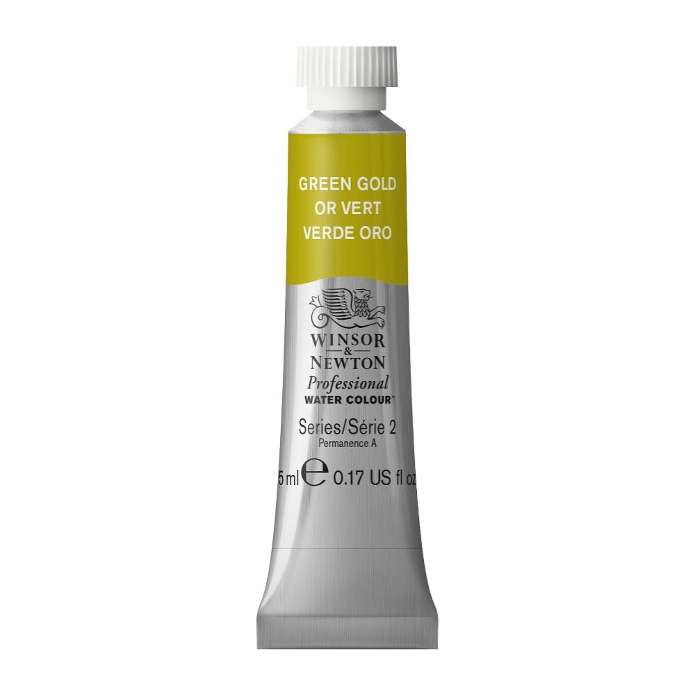 Een Aquarelverf Winsor & Newton Artists 5 ml 269 green gold koop je bij Terpen Tijn