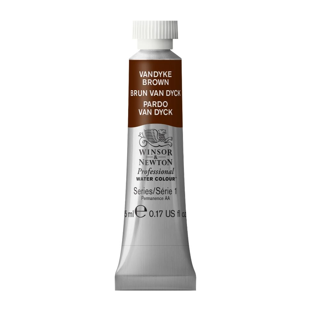 Een Aquarelverf Winsor & Newton Artists 5 ml 676 vandyke brown koop je bij Terpen Tijn