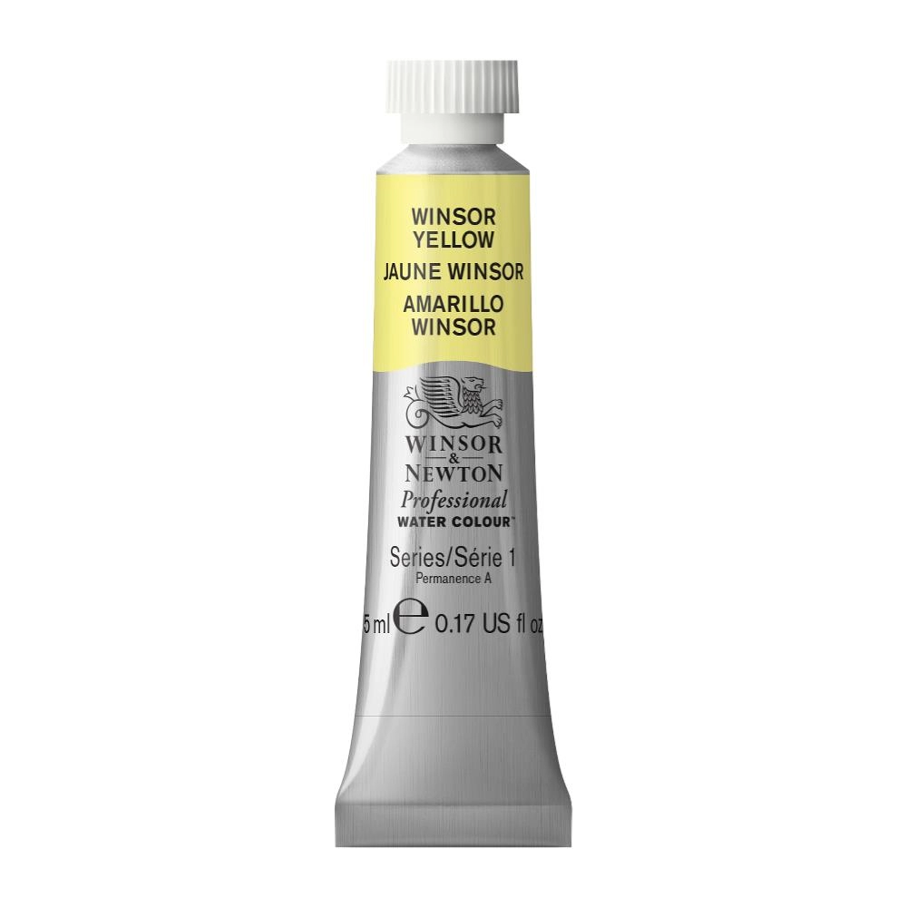 Een Aquarelverf Winsor & Newton Artists 5 ml 730 winsor yellow koop je bij Terpen Tijn