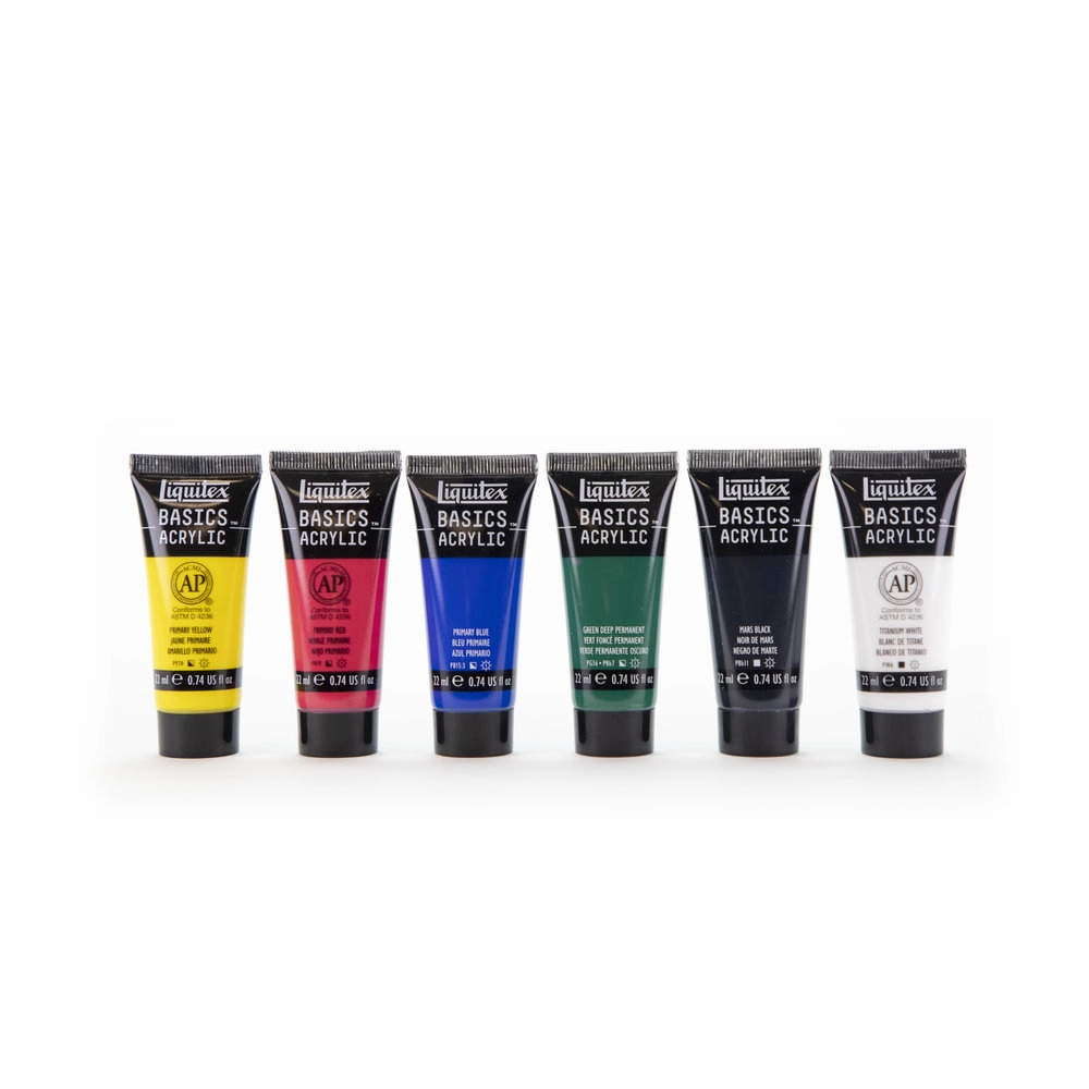 Een Liquitex Basics Set 6 x 22ml koop je bij Terpen Tijn