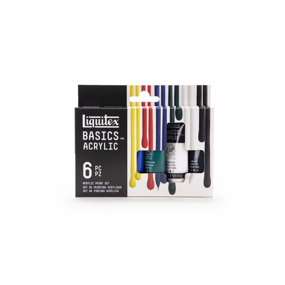 Een Liquitex Basics Set 6 x 22ml koop je bij Terpen Tijn