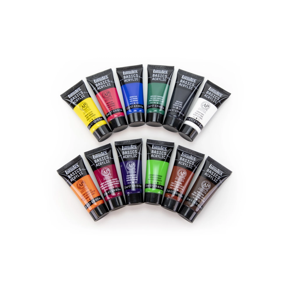 Een Liquitex Basics Set 12X22ml koop je bij Terpen Tijn