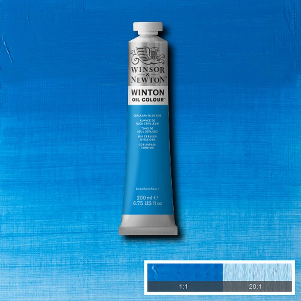 Een Olieverf Winton 200 ml 138 cerulean blue (phthalo) koop je bij Terpen Tijn