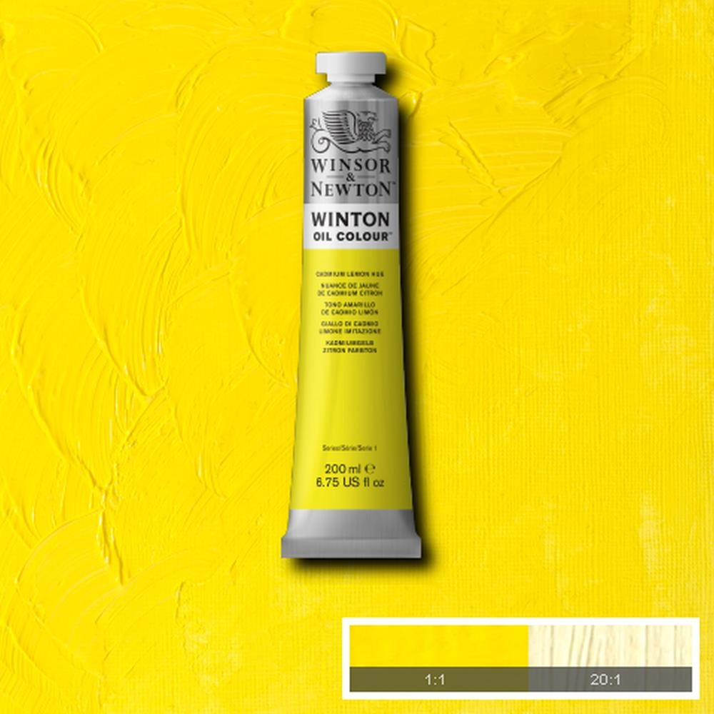 Een Olieverf Winton 200 ml 087 cadmium lemon hue koop je bij Terpen Tijn