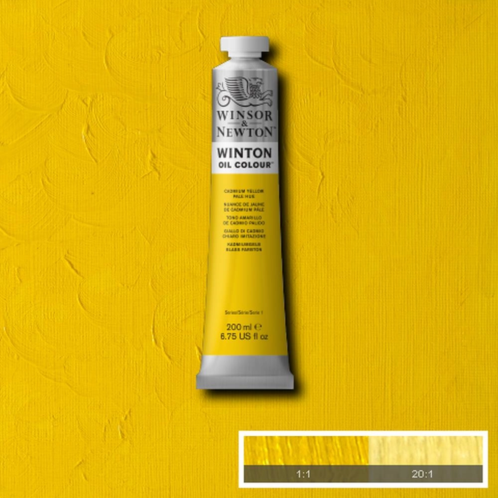 Een Olieverf Winton 200 ml 119 cadmium yellow pale hue koop je bij Terpen Tijn