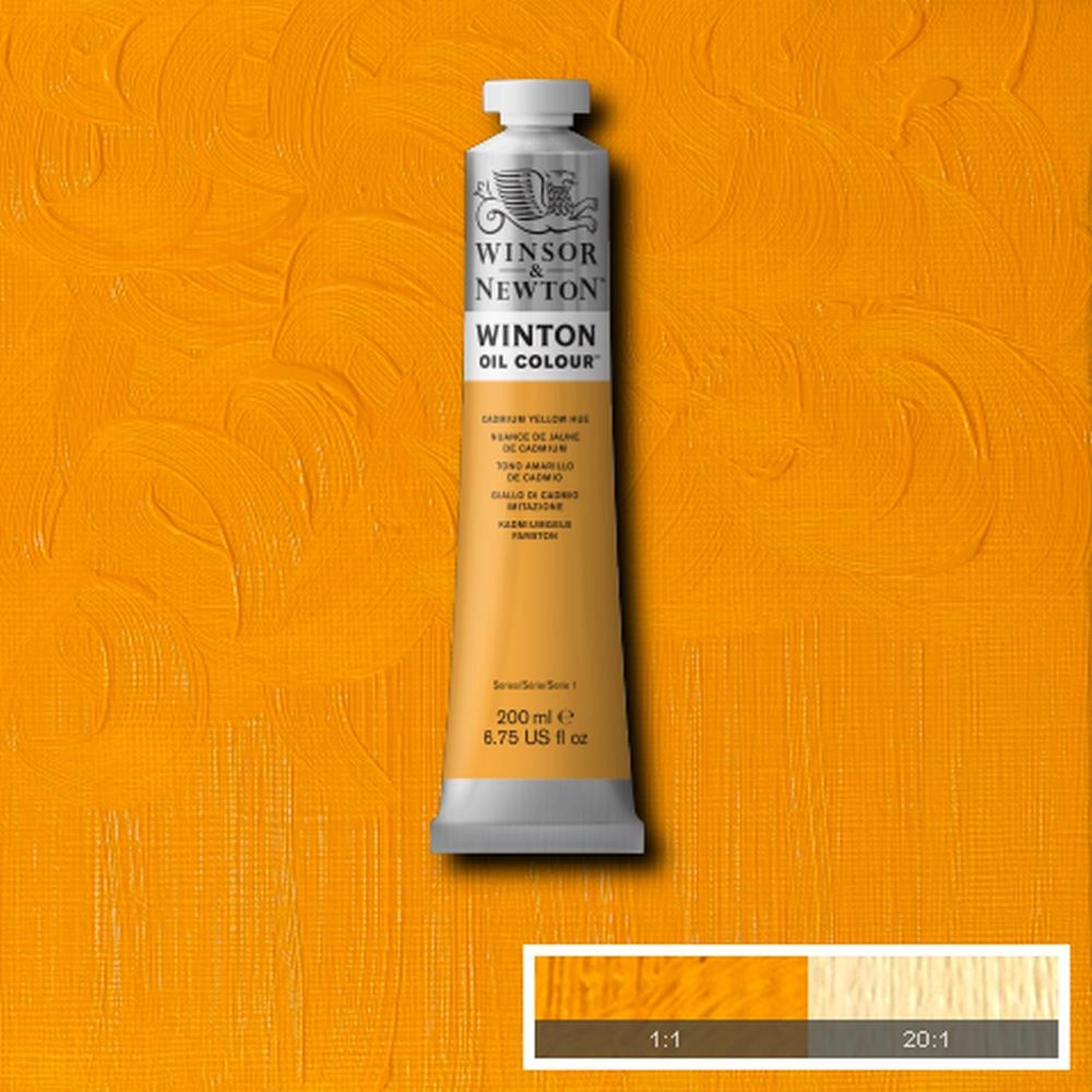 Een Olieverf Winton 200 ml 109 cadmium yellow hue koop je bij Terpen Tijn