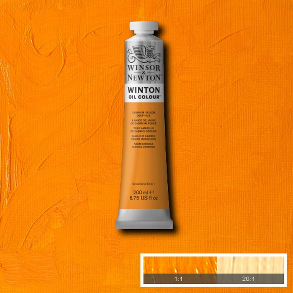 Een Olieverf Winton 200 ml 115 cadmium yellow deep hue koop je bij Terpen Tijn