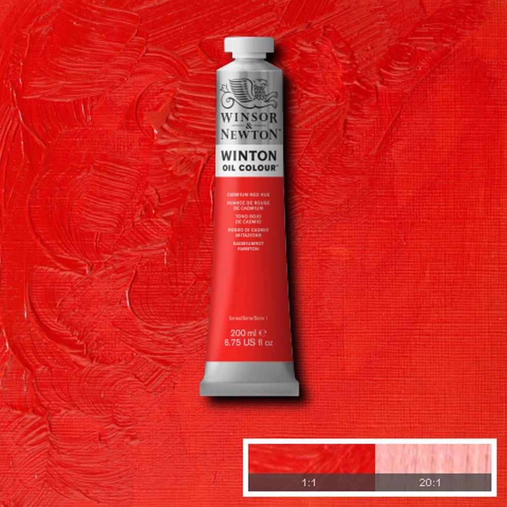 Een Olieverf Winton 200 ml 095 cadmium red hue koop je bij Terpen Tijn