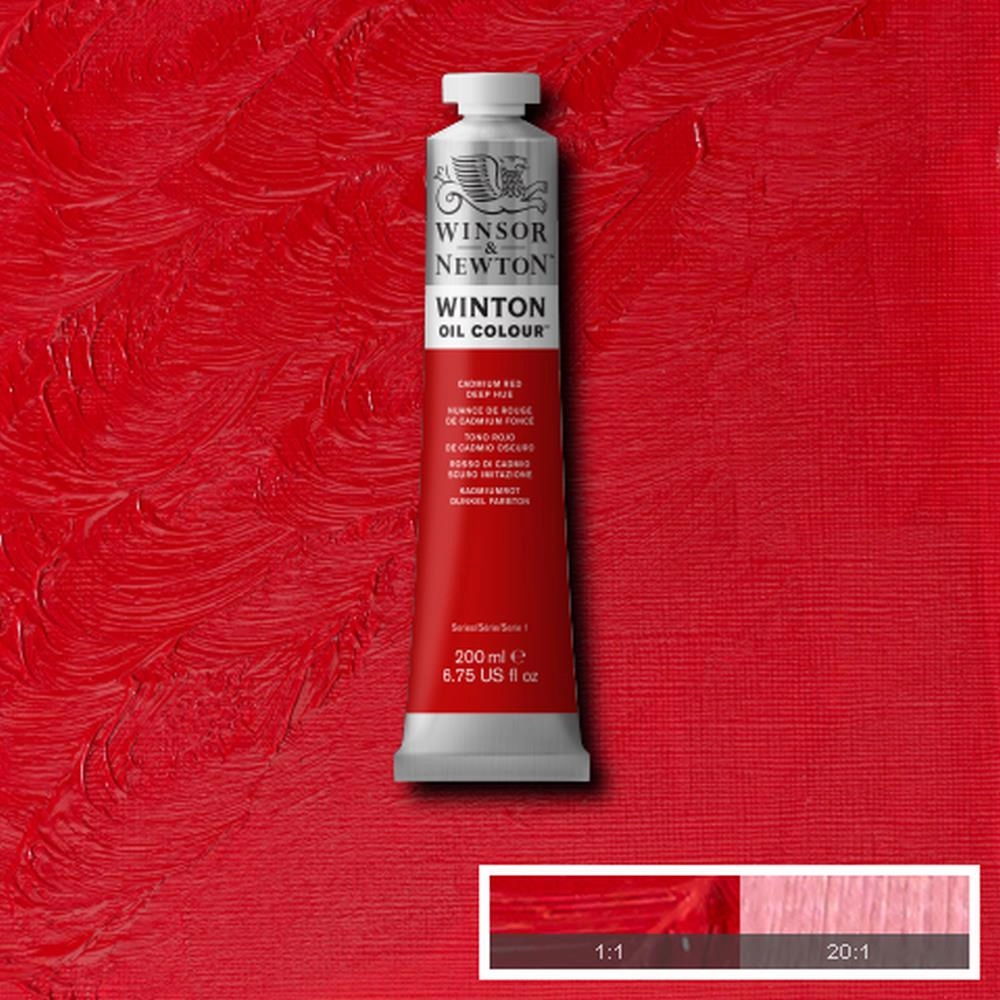 Een Olieverf Winton 200 ml 098 cadmium red deep hue koop je bij Terpen Tijn