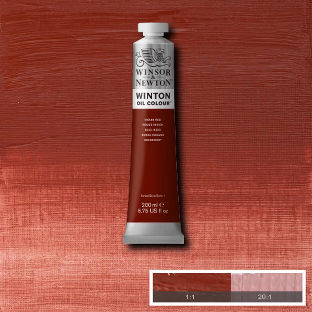 Een Olieverf Winton 200 ml 317 indian red koop je bij Terpen Tijn